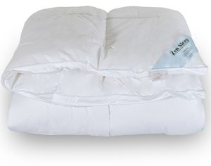 Dobbeltdyne - 200x200cm - Dunfiber allergivenlig helårsdyne Zen Sleep Drømmedynen